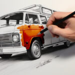 coloriages vanlife à imprimer et à colorier