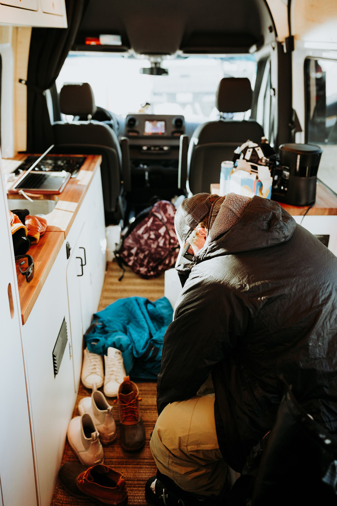 louer un van en hiver