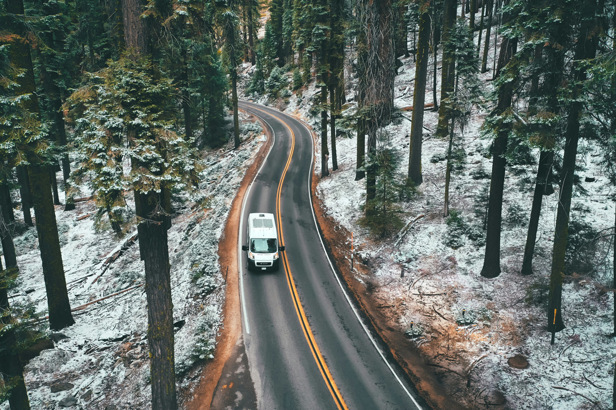 louer un van en hiver