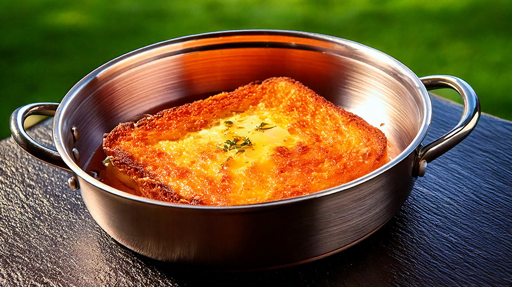 Recettes d'hiver à faire en camping - Croque monsieur